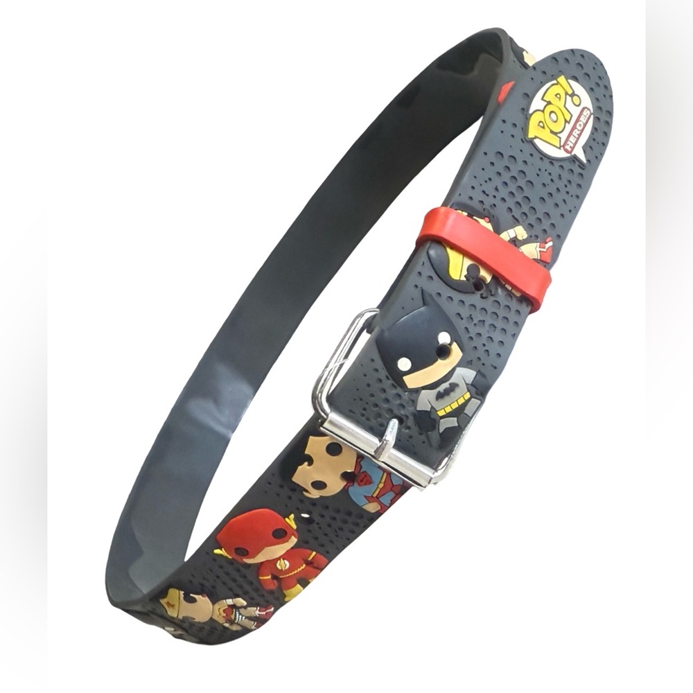 Bioworld DC Comics Action Hero Cartoon Character Synthetic Unisex Belt Sz 34